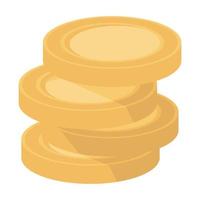 Casino coins icon design vector