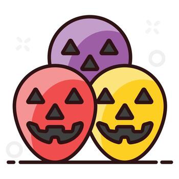 Scary Egg shells vector