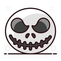 Scary Face Halloween vector