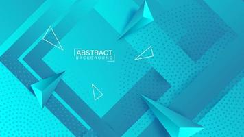 Abstract background modern hipster futuristic graphic with blue color. Vector Illustration