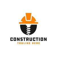 modern building construction logo vector