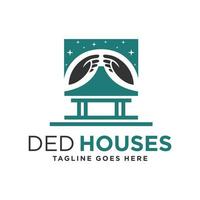 logo of an orphanage or nursing home vector