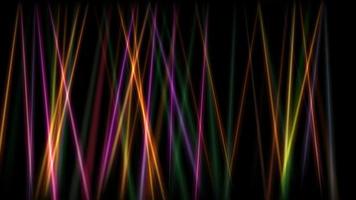 Colorful laser lights video