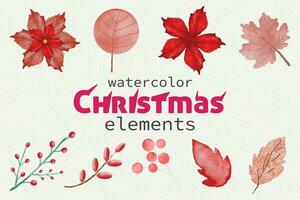 Watercolor Flowers and Berries With a Digital Background Vector Art Template