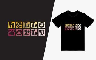 Typography TShirt Design vector