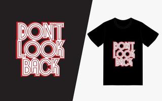 Typography TShirt Design vector