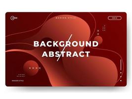 Red Abstract Background Dynamic textured, Design style liquid 3d with gradient color. perfect for website landing page, development ui ux, video content, promotion, advertising