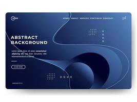 Dark Blue Abstract Background Dynamic textured, Design style liquid 3d with gradient color. perfect for website landing page, development ui ux, video content, promotion, advertising vector