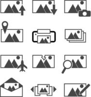 set of clipart related to image vector
