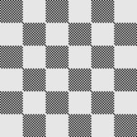 Chess pattern seamless plaid repeat vector in black and white. Design for print, gingham, tartan, gift wrap, textiles, checkered background for tablecloth