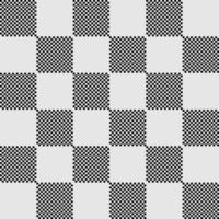 Chess pattern seamless plaid repeat vector in black and white. Design for print, gingham, tartan, gift wrap, textiles, checkered background for tablecloth