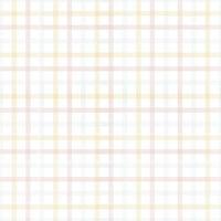 Plaid pattern seamless repeat vector in yellow and blue. Design for print, tartan, gift wrap, textiles, checkered background for tablecloths.
