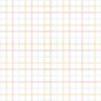 Plaid pattern seamless repeat vector in yellow and blue. Design for print, tartan, gift wrap, textiles, checkered background for tablecloths.