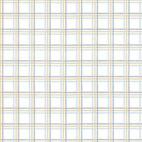 Plaid pattern seamless repeat vector in yellow and blue. Design for gingham, print, tartan, gift wrap, textiles, checkered background for tablecloth