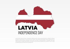 Latvia independence day background poster for national celebration. vector