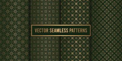 Geometric seamless pattern background vector