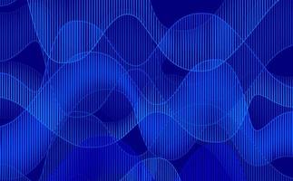 Blue Abstract background with curly lines style. Vector illustration