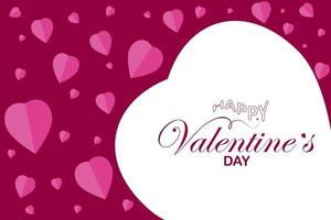 valentines day template background illustration, great for greeting cards, banners, posters vector