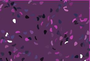 Fondo de vector violeta, rosa claro con formas abstractas.