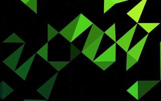 Light Green vector polygon abstract layout.