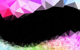 Light Multicolor, Rainbow vector low poly texture.