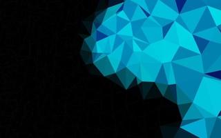 Light BLUE vector abstract polygonal layout.