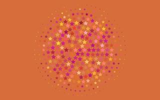 Light Pink, Yellow vector pattern with christmas stars.