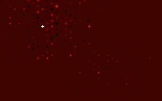 Light Red vector pattern with christmas stars.