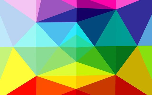 Light Multicolor, Rainbow vector abstract mosaic background.