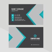 Free Modern Creative Business Card Template vector