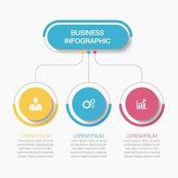 Plantilla de fondo de infografía de visualización de datos comerciales vector