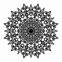 Texture Paper Cut Indian Mandala vector