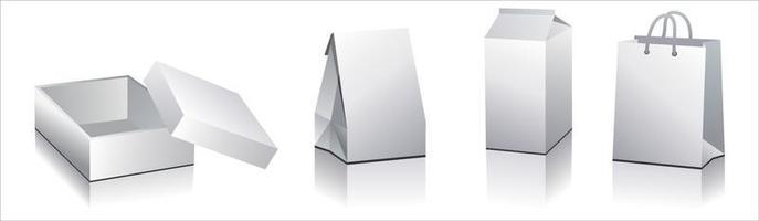 blank packaging design vector