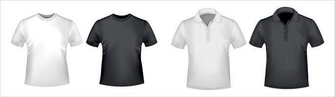 Men's polo-shirt design template. vector