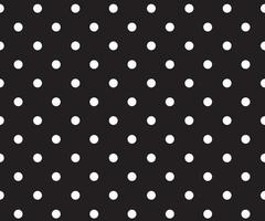 black and white polka dot pattern background vector