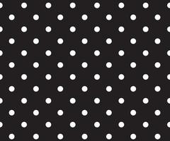 black and white polka dot pattern background vector