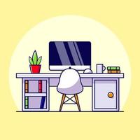 clean desk clip art