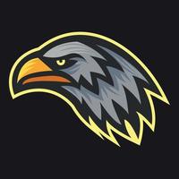 Eagle Mascot Logo Concept Vector Illustration. Suitable For Wallpaper, Banner, Background, Card, Book Illustration, Logo, T-Shirt Design, Sticker, Cover, etc