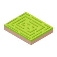 Garden Maze Concepts vector