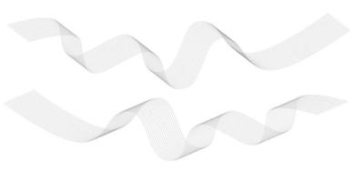 Abstract wavy stripes on a white background isolated. Wave line art, Curved smooth design. Vector illustration EPS 10.