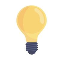 Light bulb icon vector