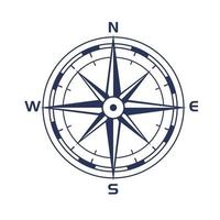 compass rose symbol vector