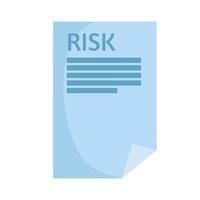 documento de gestión de riesgos vector
