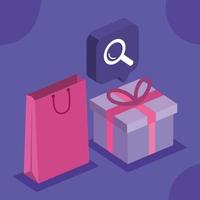 comprar regalos online vector