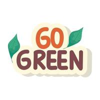 label go green vector