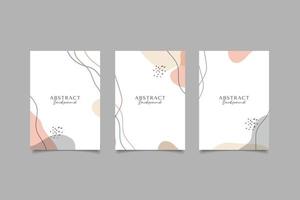 Abstract minimalist cover background vector