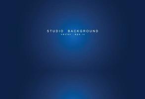 Empty blue studio room Backdrop. Light interior with copyspace for your creative project . Vector illustration EPS 10