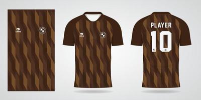 Plantilla de camiseta deportiva para diseño de camiseta de uniforme de fútbol. vector
