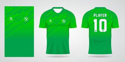 Plantilla de camiseta deportiva para diseño de camiseta de uniforme de fútbol. vector