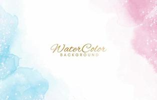 Abstract colorful watercolor for background. vector